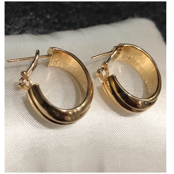 Milor Jewelry - 🌟SOLD!🌟Milor 18KT Gold Leverback Italy Earrings